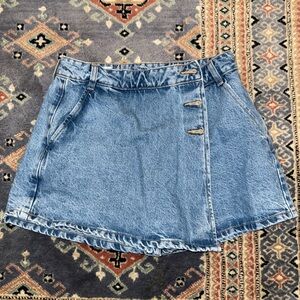 ZARA Denim Women's Skort SIZE SMALL